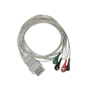 Bionet 5-Lead ECG Snap Type Extension Cable
