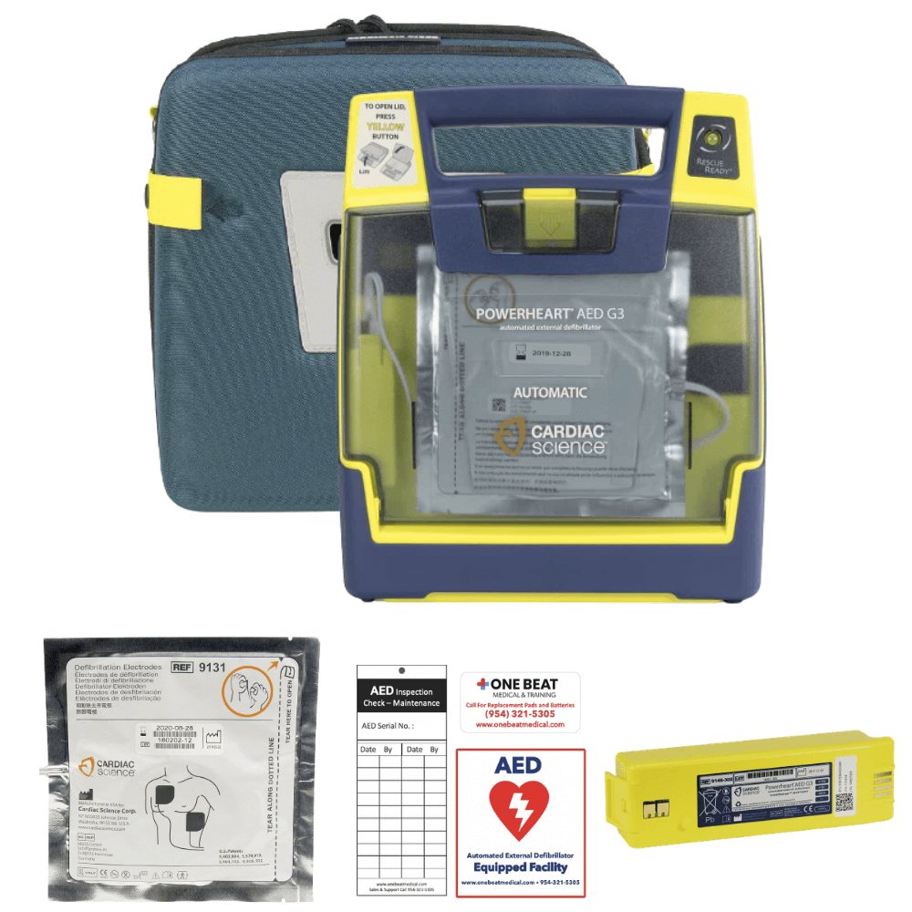 Cardiac Science G3 Powerheart Automatic AED W/O Battery Or Pads 