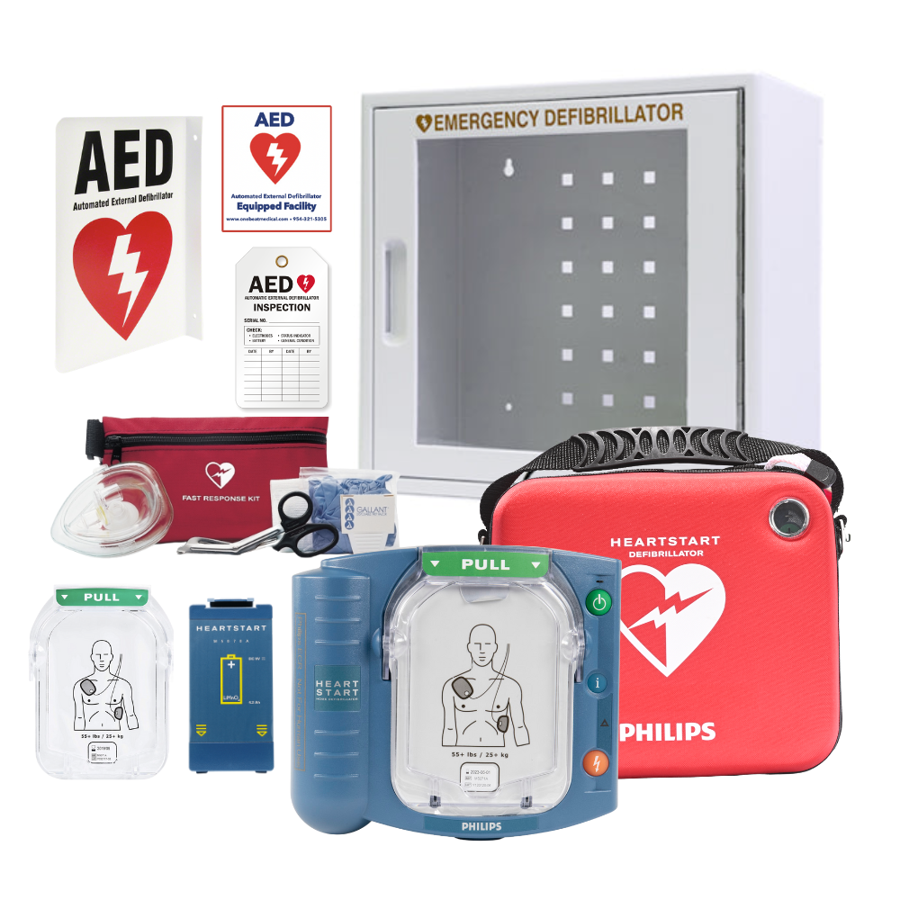 Philips HeartStart OnSite AED Complete Package | One Beat Medical