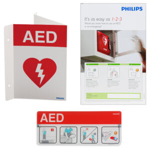 Philips AED Awareness Signage Bundle