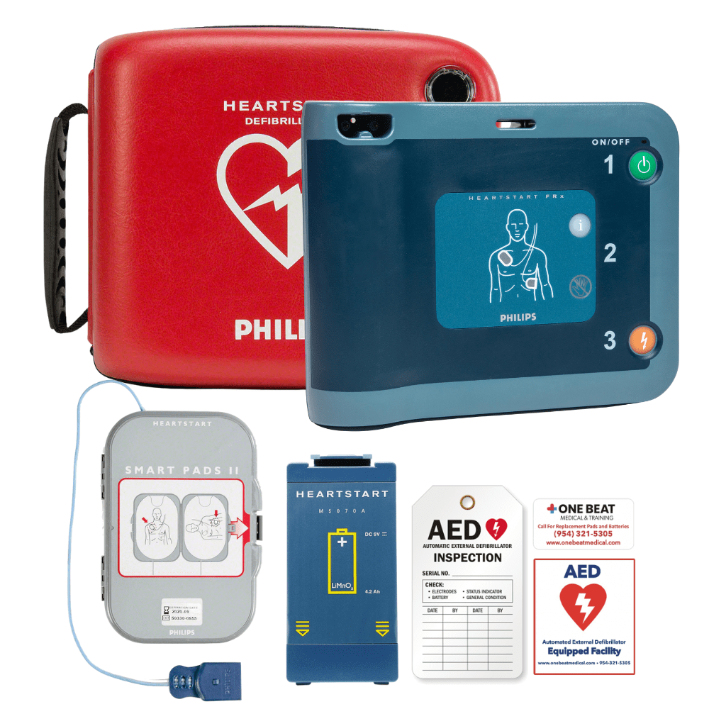 Selectiekader Overeenkomstig Orthodox Recertified Philips HeartStart FRx AED Rescue Ready | One Beat Medical