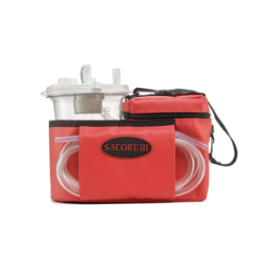 SSCOR S-SCORT® III Portable EMS Suction Unit with Red Case