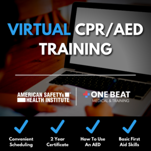 virtual cpr and AED certification course