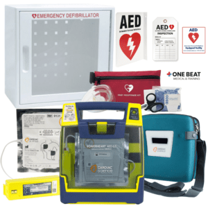 refurbished cardiac science AED package contents