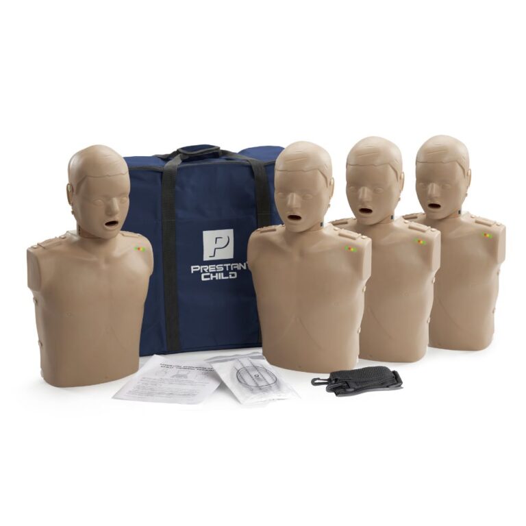 prestan professional child manikin 4-pack dark