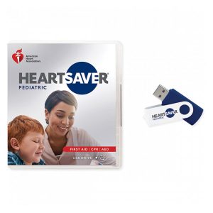 AHA 2020 Heartsaver Pediatric First Aid CPR AED Course Videos on USB Drive